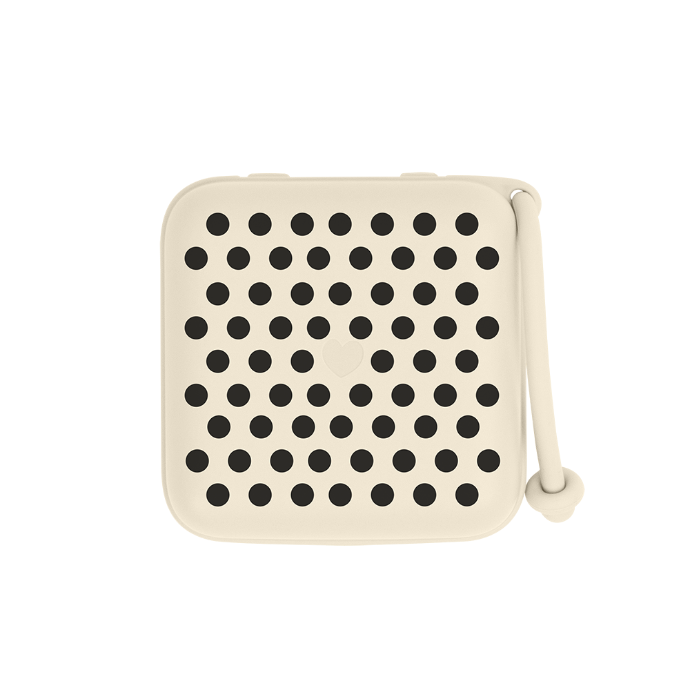 Lot de 2 sucettes Studio Polka Anatomique Caoutchouc Naturel T2 Ivory/Black Bibs