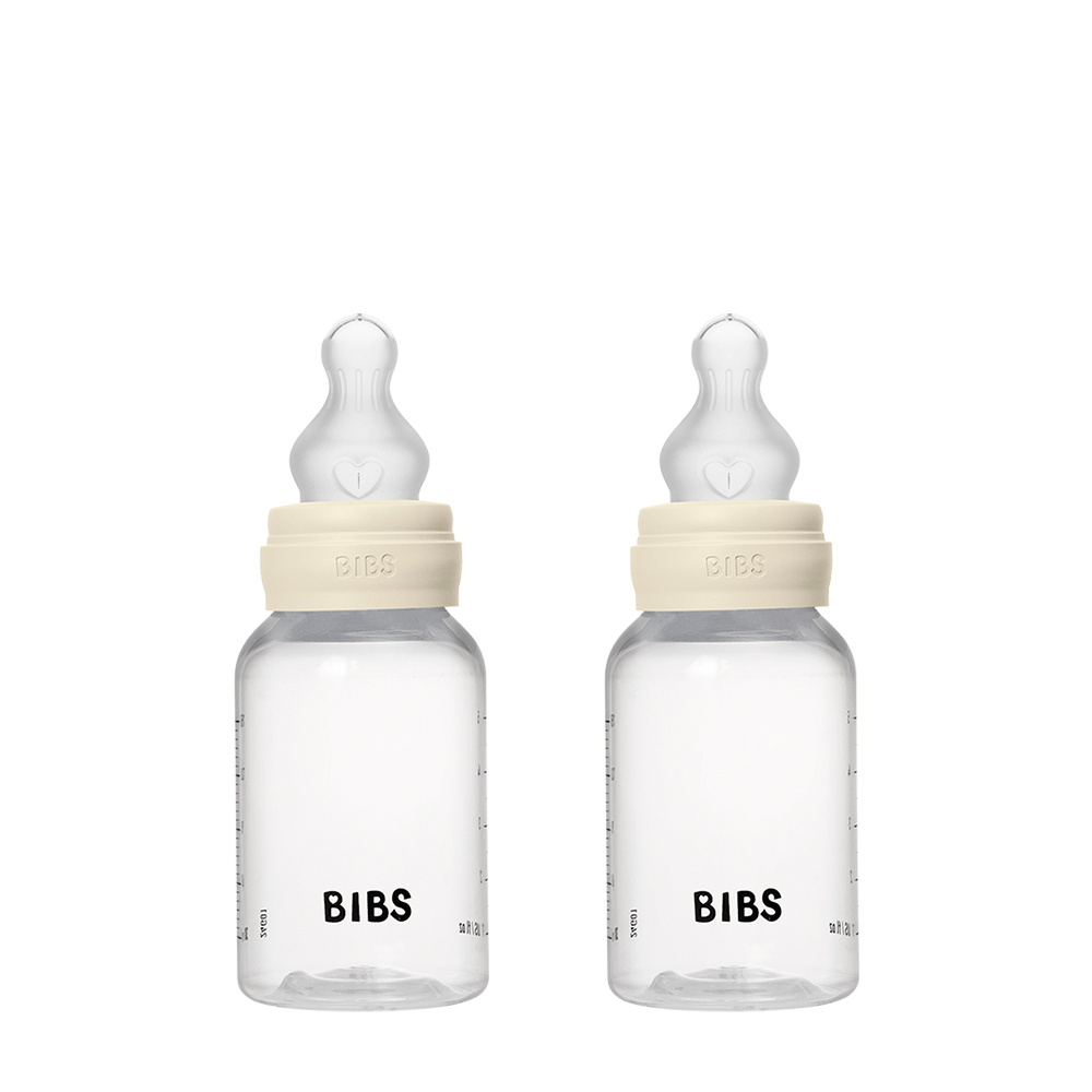 Baby Bottle 150ml 2-Pack (Silicone Ivory): Safe & Comfy Feeding