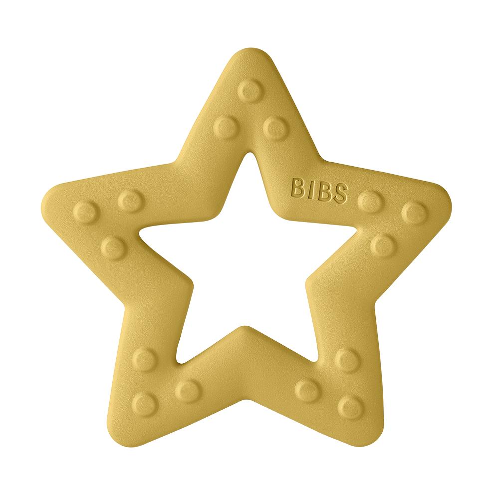 BIBS Baby Bitie Star Mustard - BIBS EU
