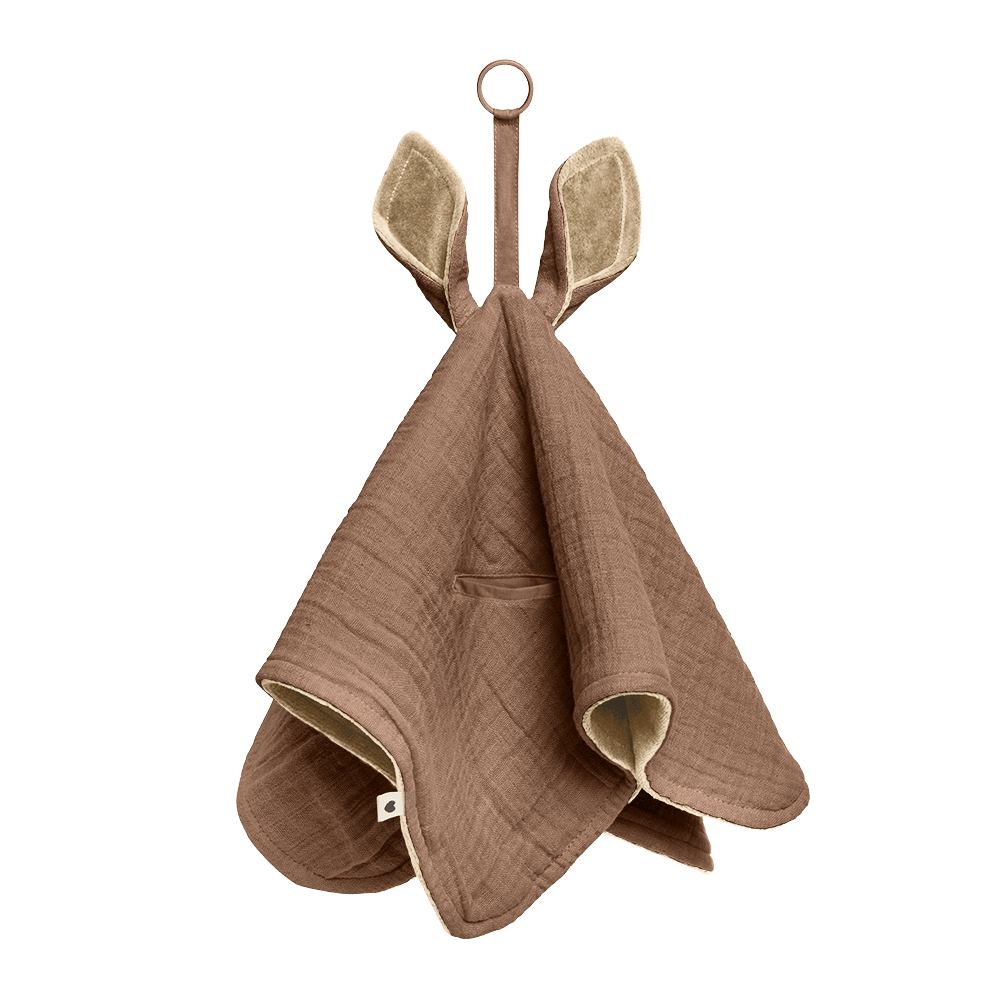 Cuddle Cloth Kangaroo Dark Oak BIBS