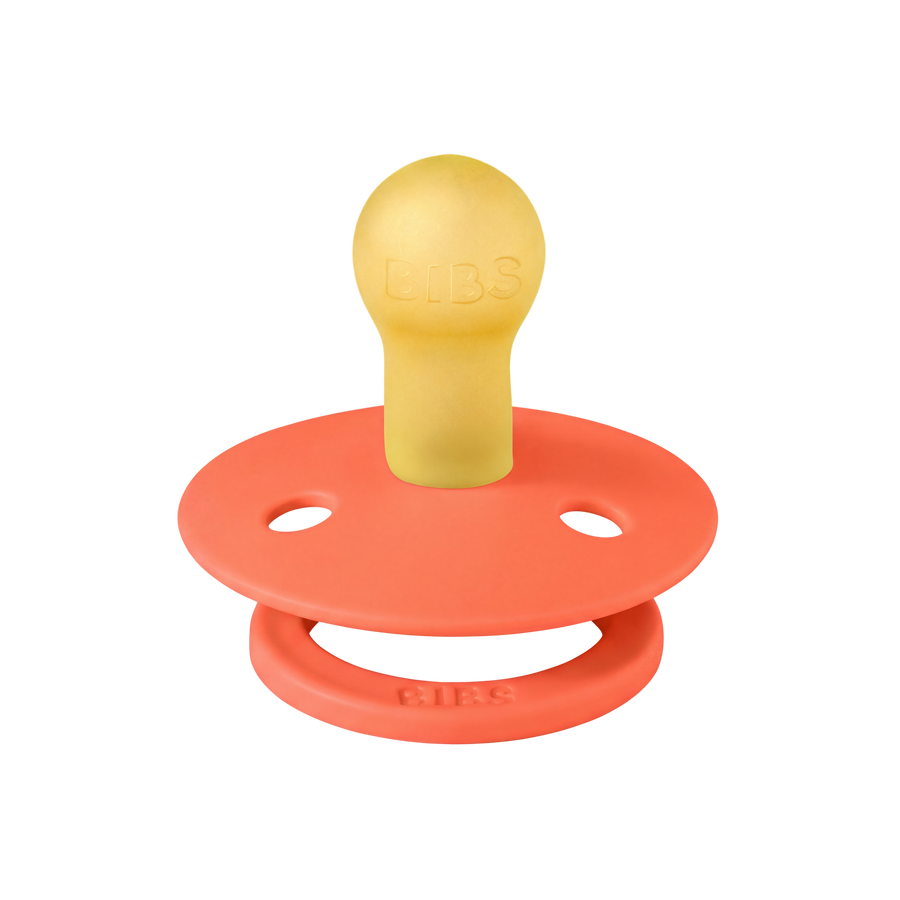 STUDIO Colour Pacifier Polka - Tango/Ivory
