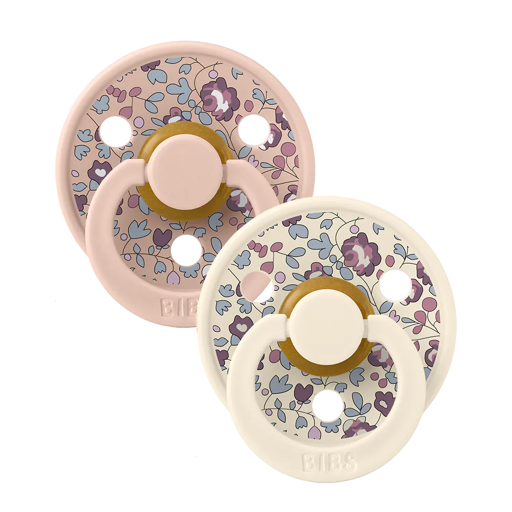BIBS x LIBERTY Colour Pacifiers 2 Pack Eloise - Blush Mix