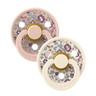 BIBS x LIBERTY Colour Pacifiers 2 Pack Eloise - Blush Mix - BIBS