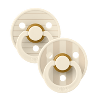 STUDIO Colour 2 Pack Pin - Ivory Vanilla Mix - BIBS