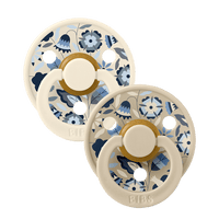 BIBS x LIBERTY Colour 2 Pack Bobo - Ivory Mix - BIBS