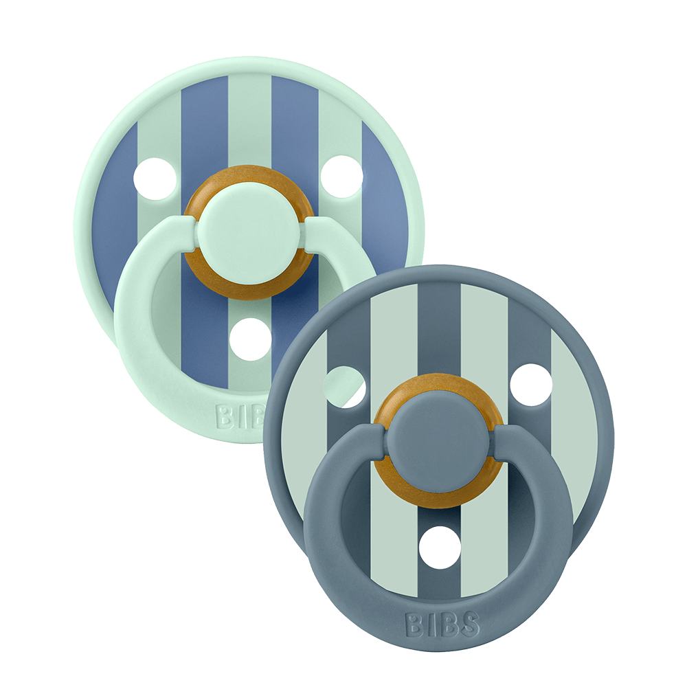 0-6 Months Soothers Bpa Free BIBS Pacifiers 0-6 Months - 2-Pack BPA-Free Soothers With Anatomical Nipple, Made In Denmark Bibs Symmetrical Pacifiers 0-6 Months