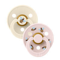 STUDIO Colour 2 Pack Bumblebee - Ivory/Petal - BIBS