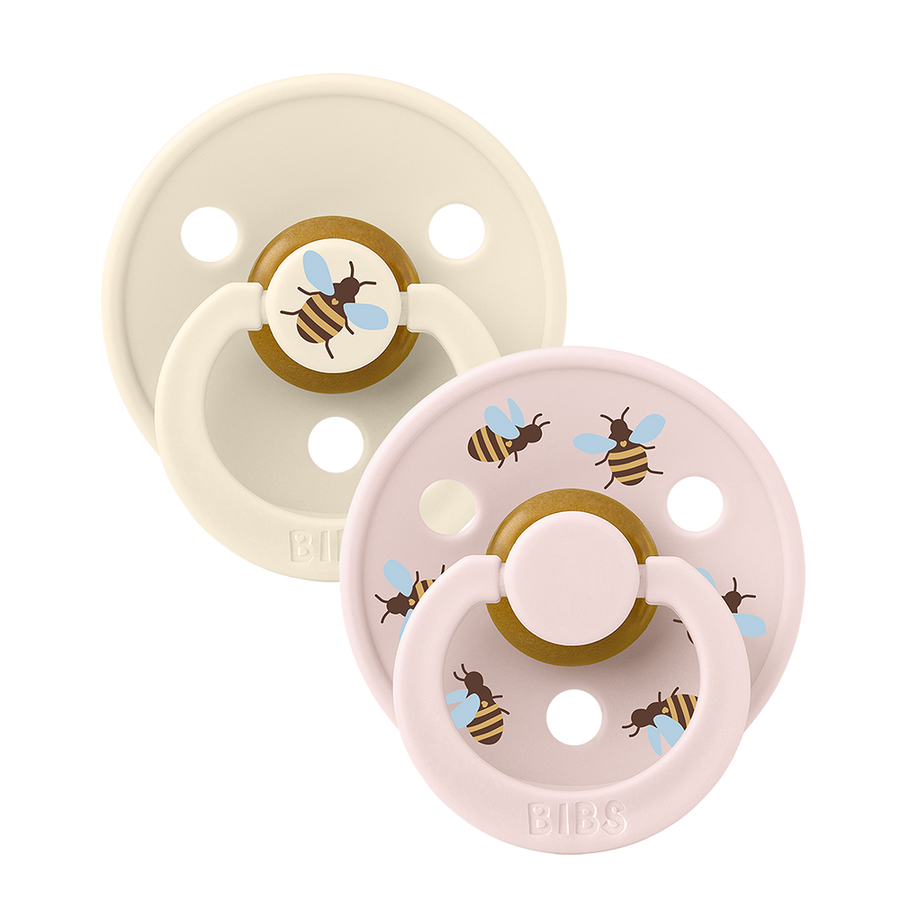 STUDIO Colour Tétines Pack de 2 Bumblebee - Ivory/Petal