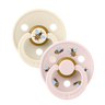 STUDIO Colour 2 Pack Bumblebee - Ivory/Petal - BIBS