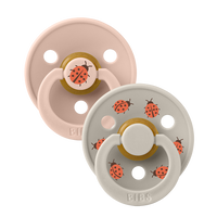 STUDIO Colour 2 Pack Ladybug - Blush/Sand - BIBS