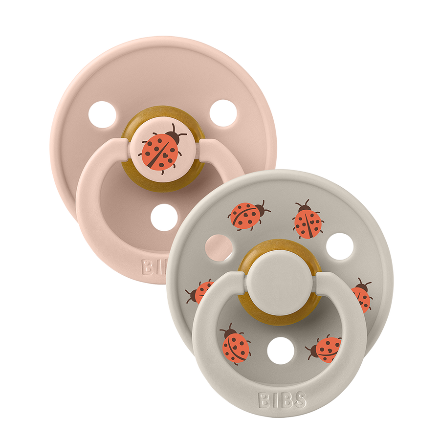 STUDIO Colour Dummies 2 Pack Ladybug - Blush/Sand