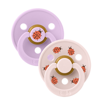 STUDIO Colour 2 Pack Ladybug - Violet Sky/Petal - BIBS