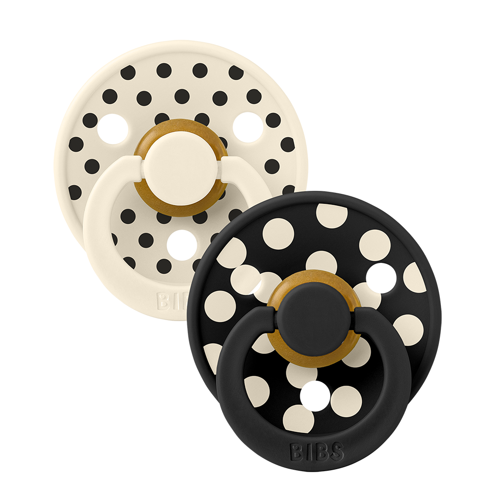 STUDIO Colour sutter 2 pak Polka - Ivory/Black