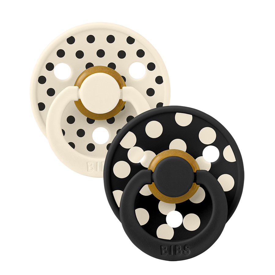 STUDIO Colour duda 2 komada Polka - Ivory/Black