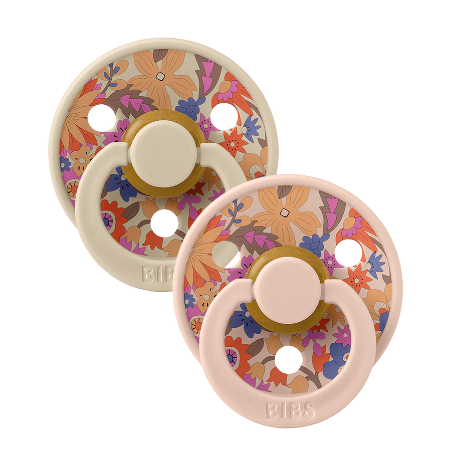 BIBS x LIBERTY Colour Dummies 2 Pack June Blossom - Blush Mix