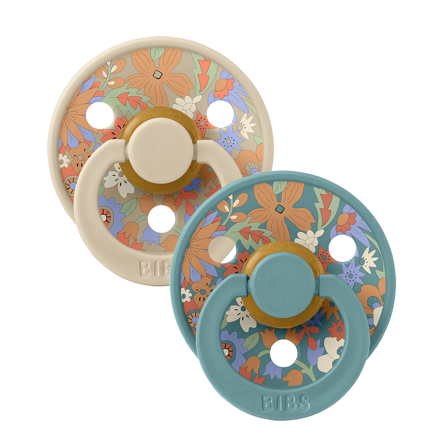 BIBS x LIBERTY Colour Dummies 2 Pack June Blossom - Vanilla Hush Mix