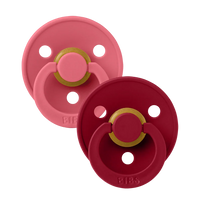 Colour 2 PACK - Coral/Ruby (Outlet) - BIBS