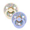 BIBS x LIBERTY Colour Pacifiers 2 Pack Chloe Meadow - Ivory Mix - BIBS