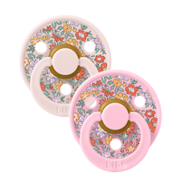 BIBS x LIBERTY Colour Pacifiers 2 Pack Oscar Meadow - Petal Mix - BIBS