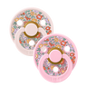 BIBS x LIBERTY Colour Pacifiers 2 Pack Oscar Meadow - Petal Mix - BIBS