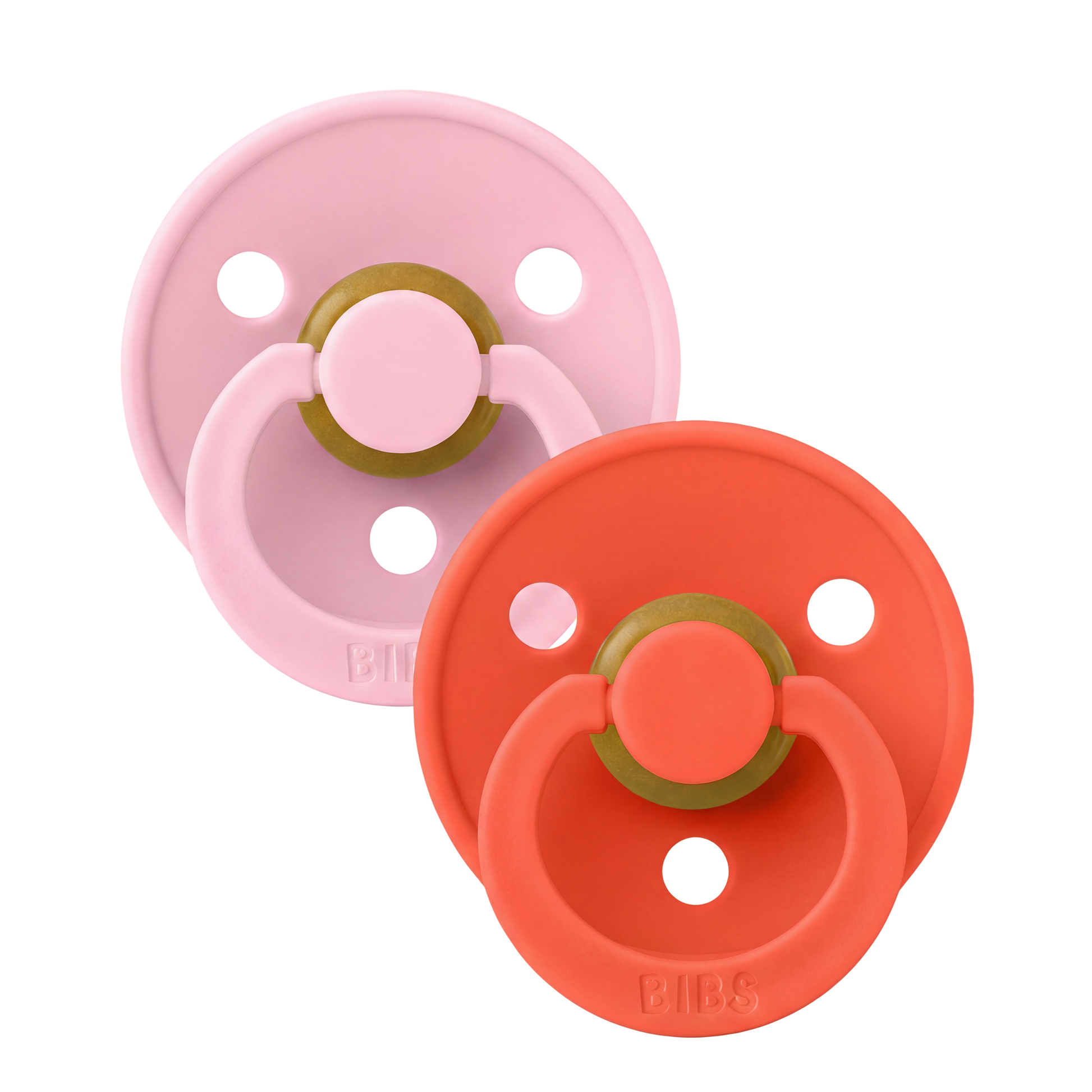 Barvne dude 2 kosa - Baby Pink/Tango