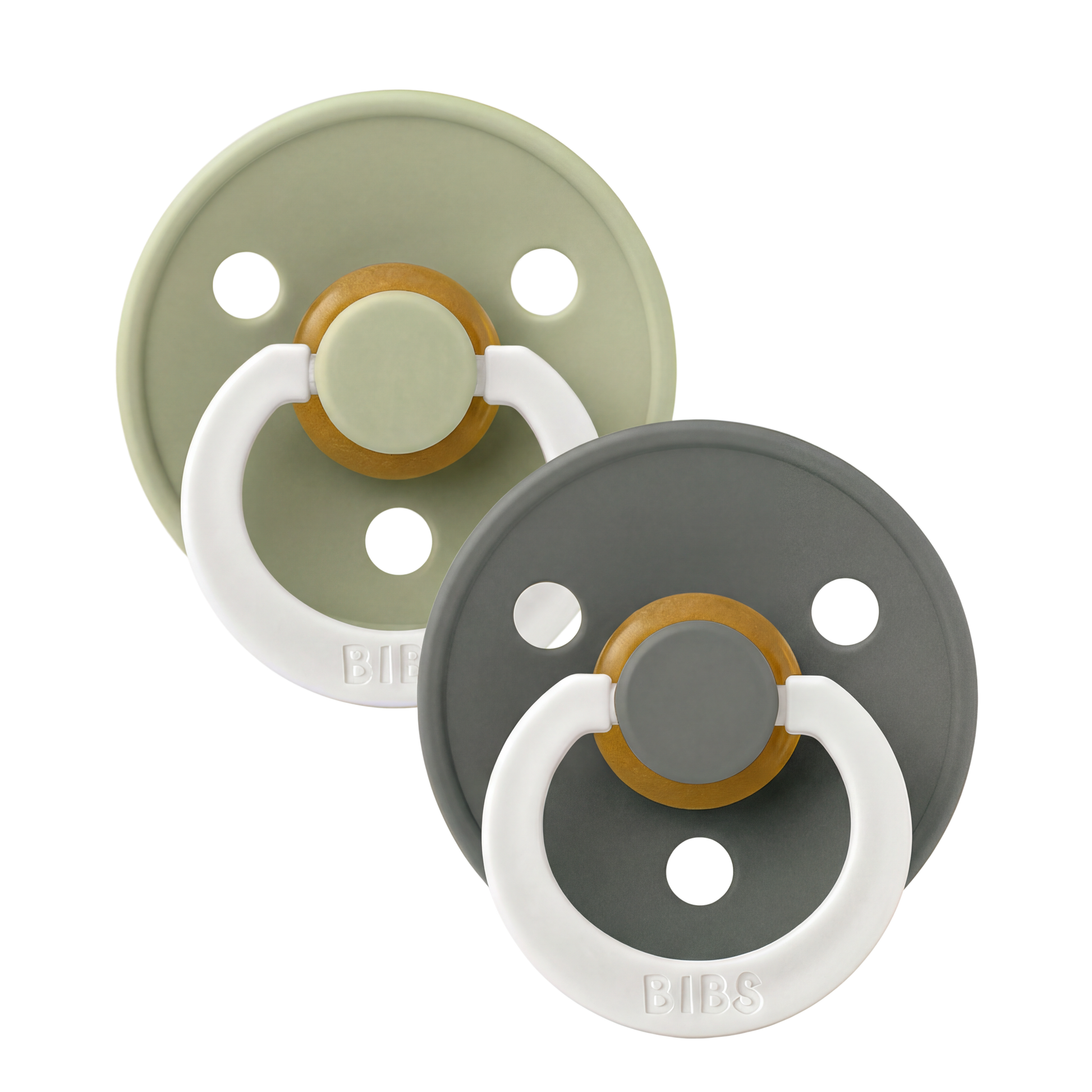 Colour GLOW Pacifiers 2 Pack - Sage/Pine