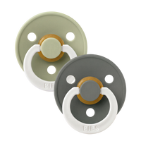 Colour GLOW Schnuller 2er-Set - Sage/Pine