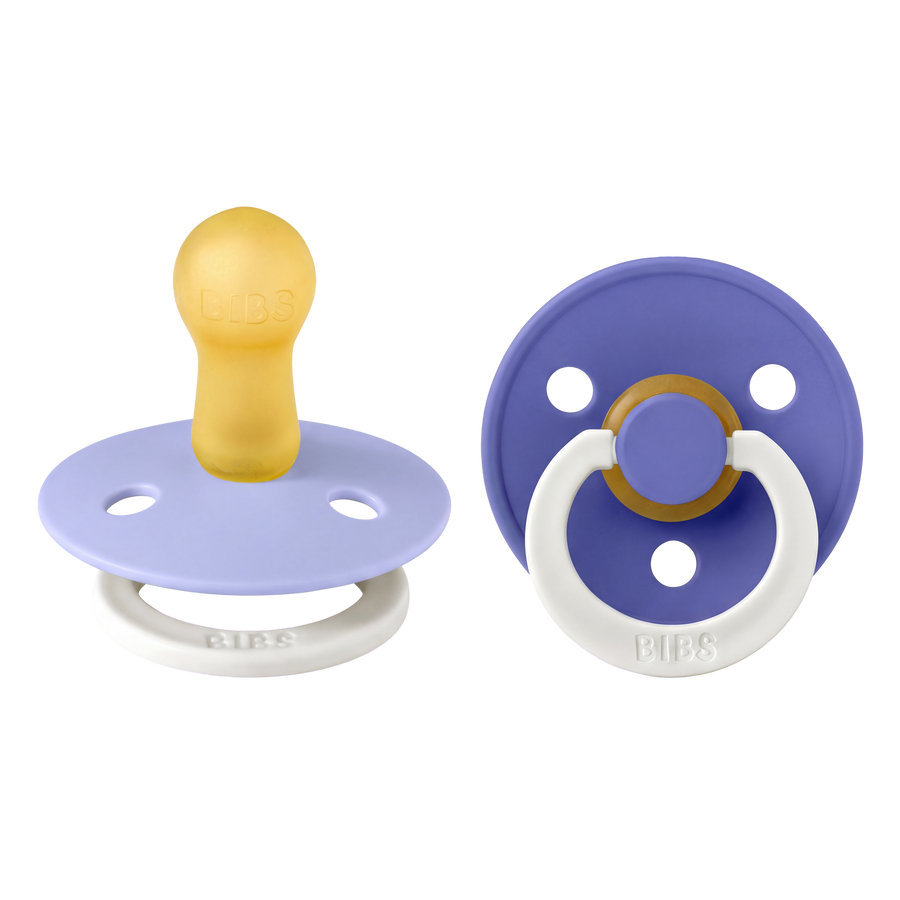 Colour GLOW Schnuller 2er-Set - Hush/Grape