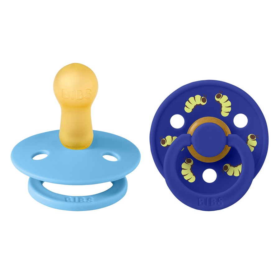 STUDIO Colour Pacifiers 2 Pack Caterpillar Mix - Breeze/Sonic