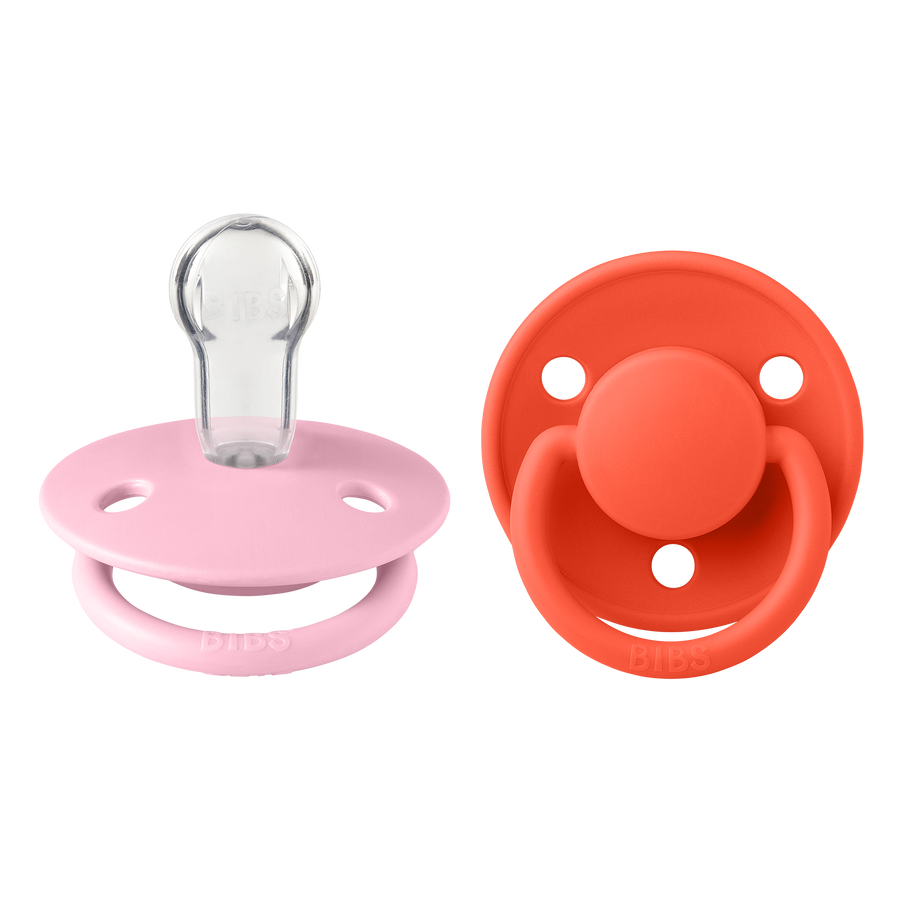 De Lux Sucettes 2 Pack - Baby Pink/Tango