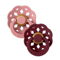 Boheme 2 PACK - Dusty Pink/Elderberry - BIBS