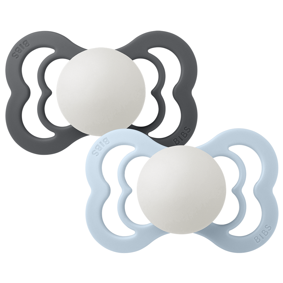 Supreme GLOW Dummies 2 Pack - Iron/Baby Blue