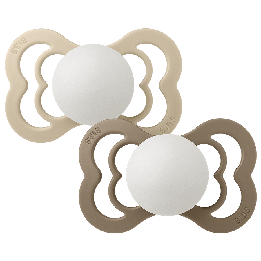 Supreme GLOW Pacifiers 2 Pack - Vanilla /Dark Oak