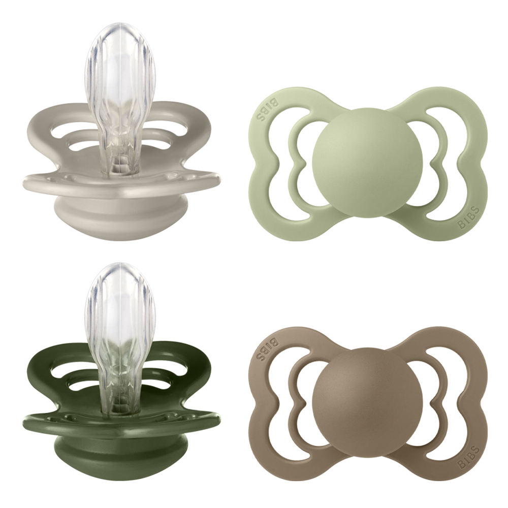 Supreme Pacifiers 4 Pack - Sand/Sage/Hunter Green/Dark Oak