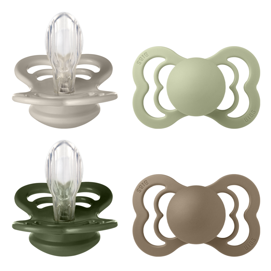 Supreme Pacifiers 4 Pack - Sand/Sage/Hunter Green/Dark Oak