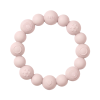 Beaded Teething Ring - Petal