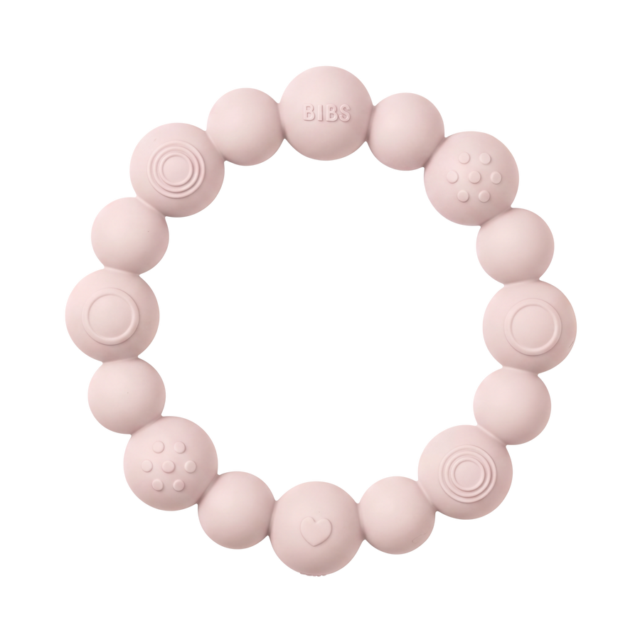 Beaded Teething Ring - Petal