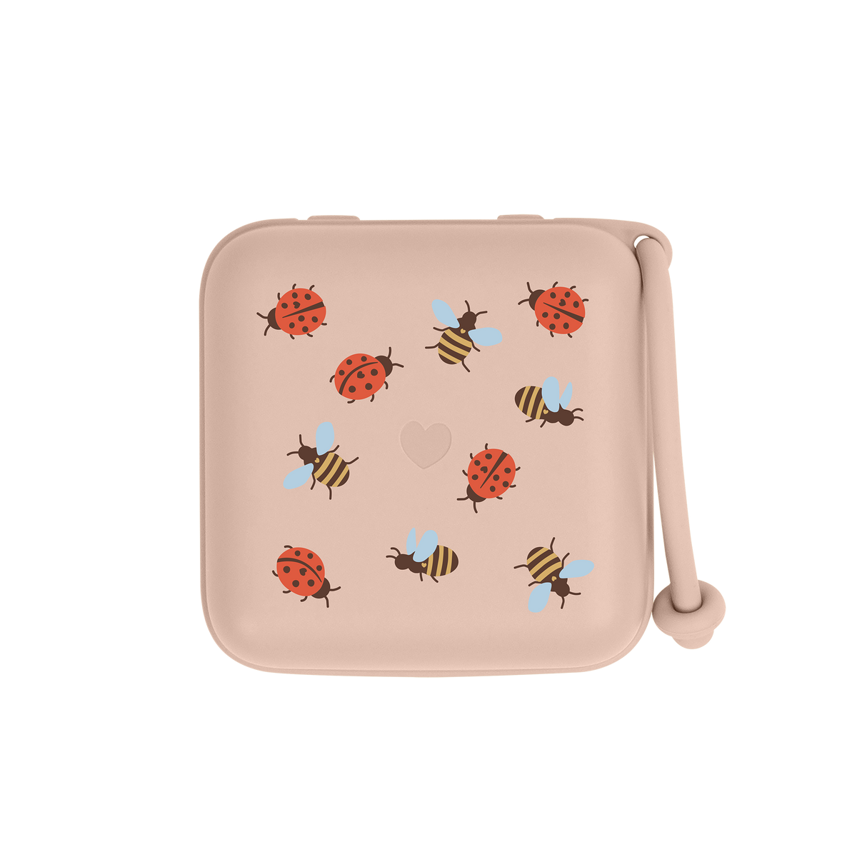 STUDIO Pacifier Box Ladybug Bumblebee Mix - Blush