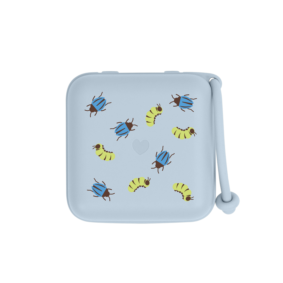 STUDIO Pacifier Box Caterpillar Beetle Mix - Baby Blue