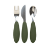 Mealtime Set - Sage/Hunter Green - BIBS