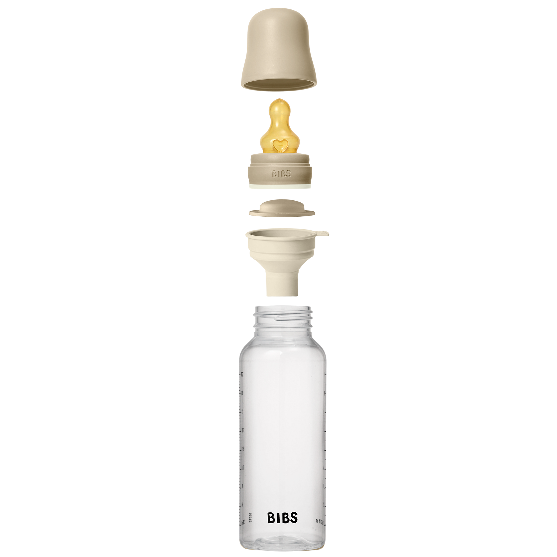 Baby BPA-freie PP-Flasche Glow Set 270ml Kautschuk - Vanilla