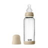Baby Glasflasche Glow Set 240ml Silikon - Vanilla