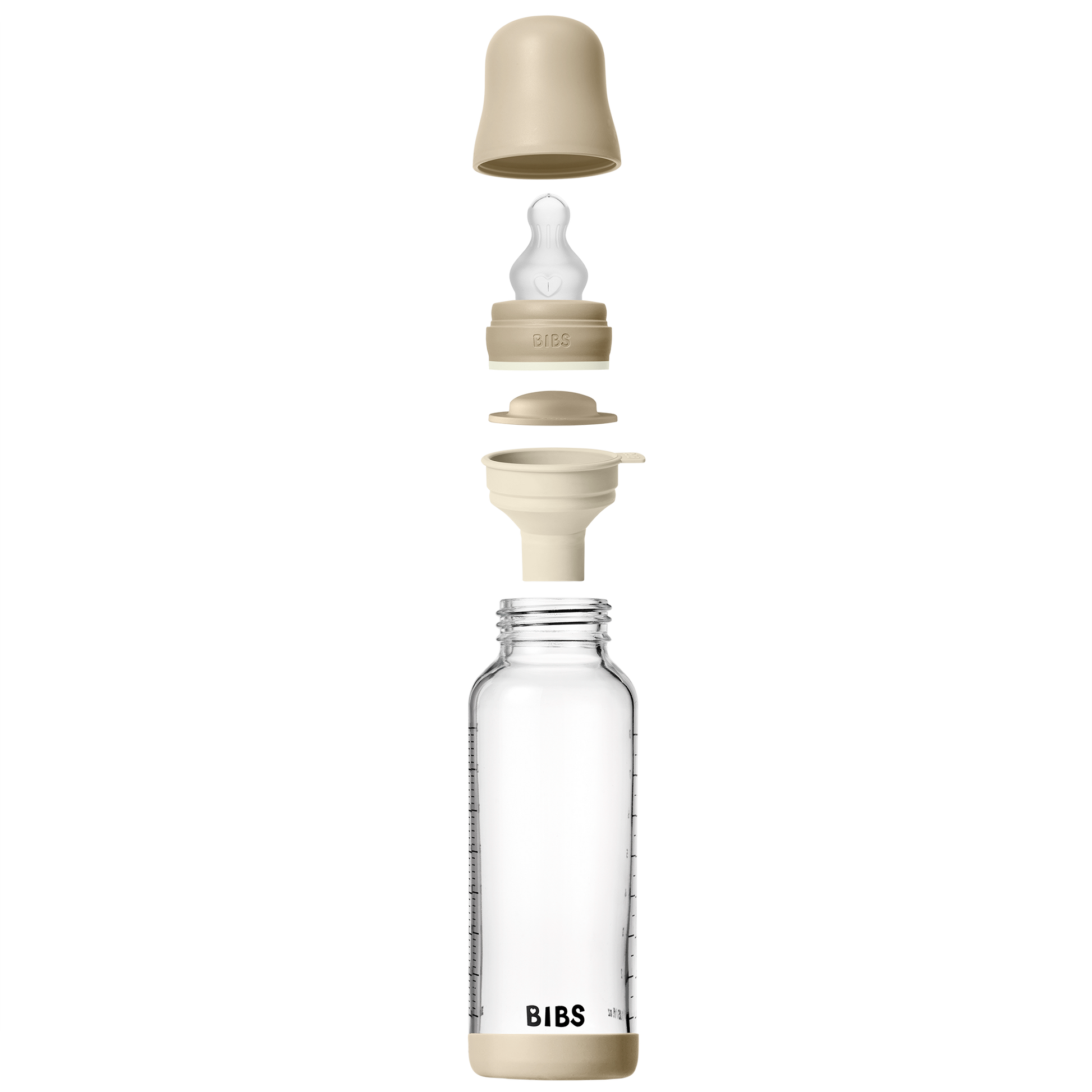 Steklenička Baby Glow Set 240 ml silikon - Vanilla