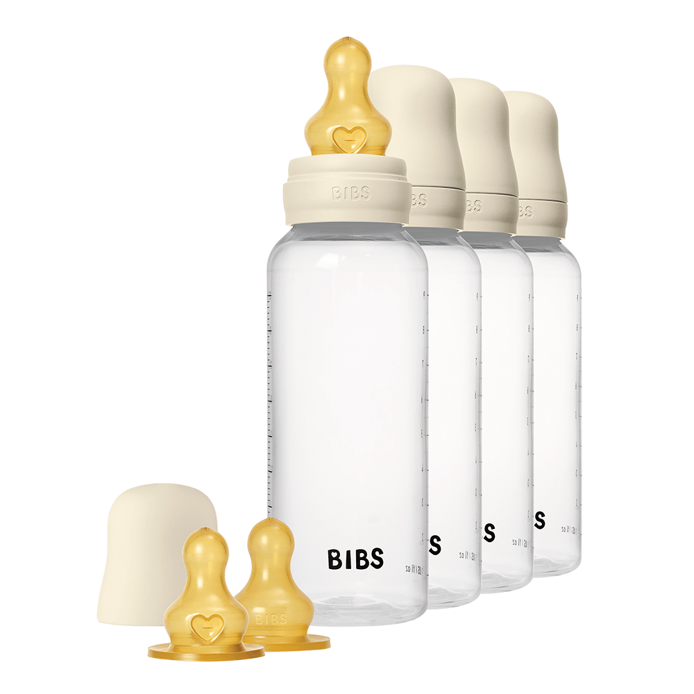 Baby BPA-Free PP Nappflaska 270 ml 4-pack Latex - Ivory