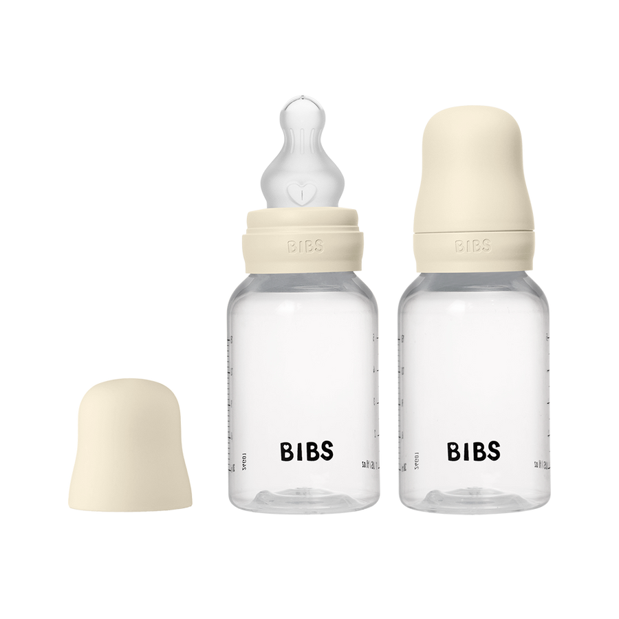 Σετ Βρεφικά Μπιμπερό BPA-Free PP 150ml 2 Τεμάχια Σιλικόνης - Ivory