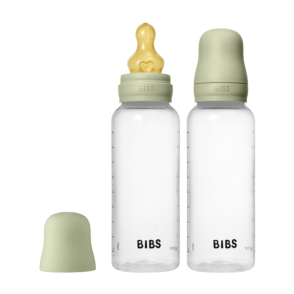 Baby BPA-fri PP Sutteflaske Sæt 270 ml 2 pak Latex - Sage