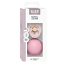Colour Pacifier And Pacifier Case Mini - Petal/Baby Pink