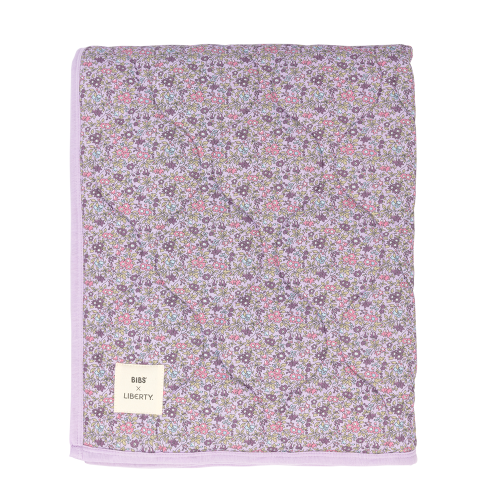 FREE GIFT | BIBS x LIBERTY Quilted Blanket Chamomile Lawn - Violet Sky