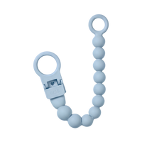 Pacifier Clip Beaded - Baby Blue