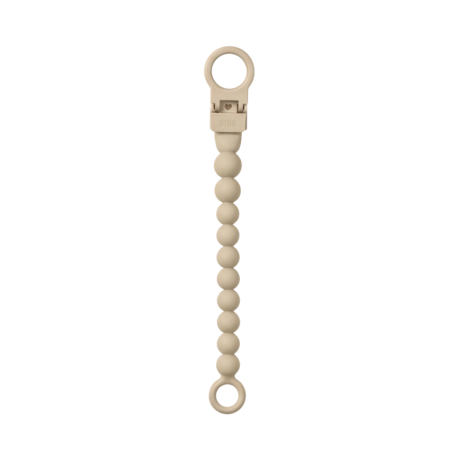 Attache-tétine perlé - Vanilla